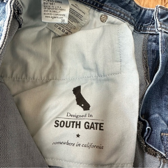 Ag Adriano Goldschmeid The Graduate Denim Jeans Men’s Waist 38 - Picture 8 of 16